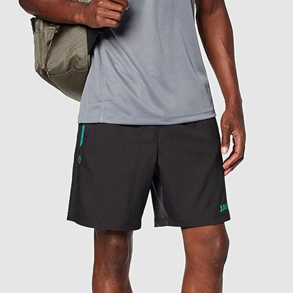 

men's shorts sportswear gym mens sports running quick dry basketball sport zipper pocket workout training, White;black