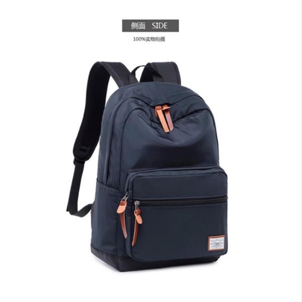 

polyester multi-function schoolbag outdoor backpack for men computer wear resistant leisure travel kjecd, Red;black
