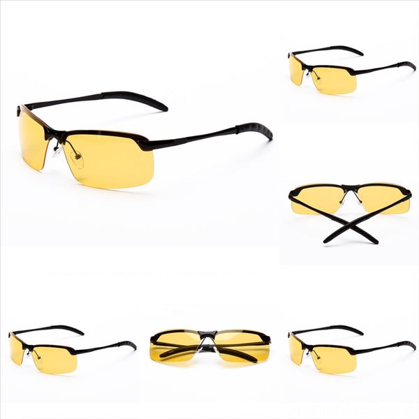 

BjS9 012 new toad men's fashion polarized driving Glasses outdoor riding night mirror 012 new toad men's fashion polarized driving, White;black