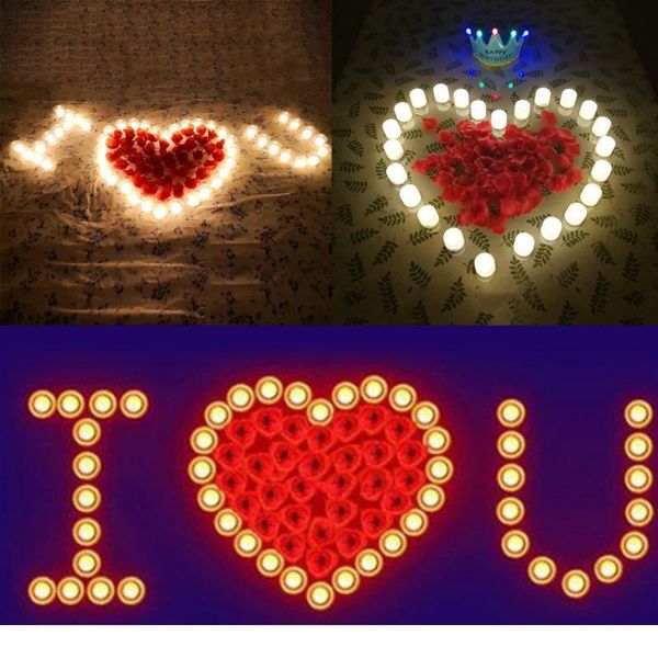 

7pcs electronic luminous candle creative led simulation candle plastic party party wedding new year home decoration jllzbi
