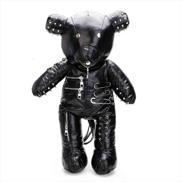 

dropshipping fashion punk bear female backpack style school bags designer backpacks for adolescent girls