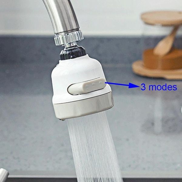 

other faucets, showers & accs 3 modes of faucet aerator 360 degree rotating flexible water-saving high-pressure filter adapter sprayer for k