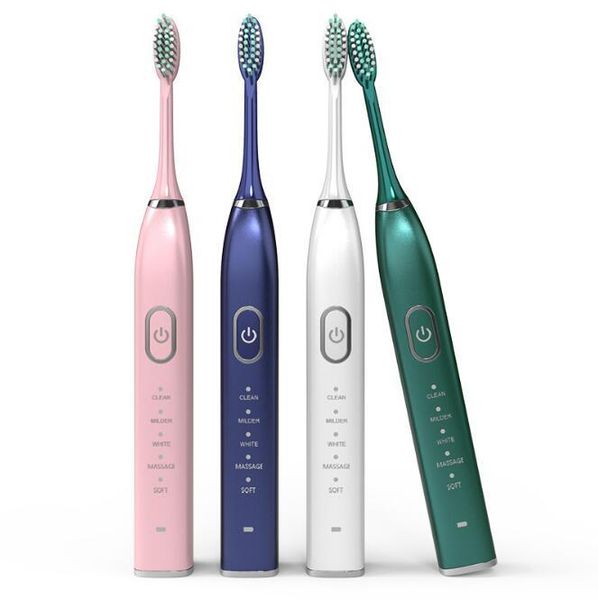 

smart electric toothbrush 6set/lot magnetic levitation usb charging intelligent automatic ultrasonic vibration ha2011