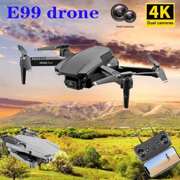 

e99 mini uav hd 4k camera wifi fpv folding height mode professional four engine aircraft remote control helicopter