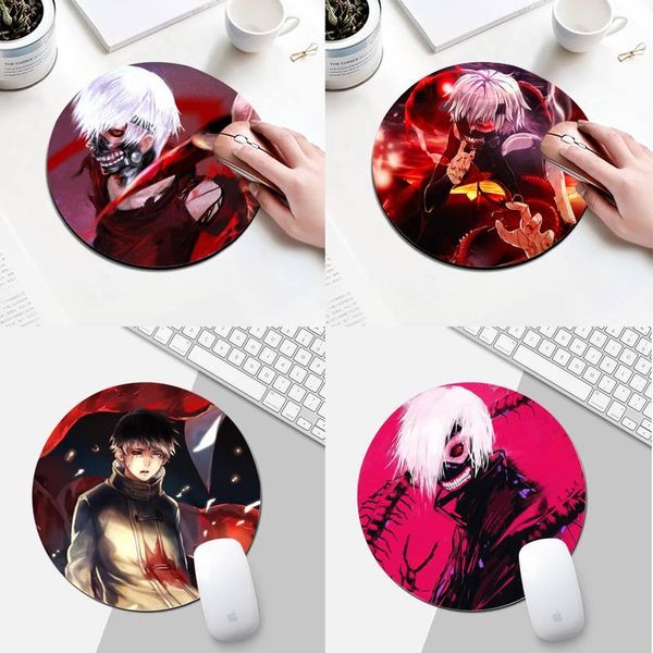 

mouse pads & wrist rests yndfcnb ghouls beautiful anime mat round desk gamer gaming for pc lappad