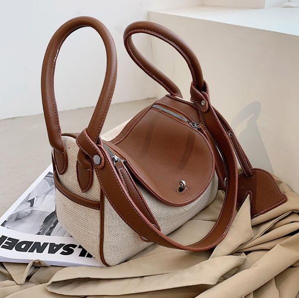 

2021 summer fashion bags trendy one-shoulder handbag hit color lady messenger bag