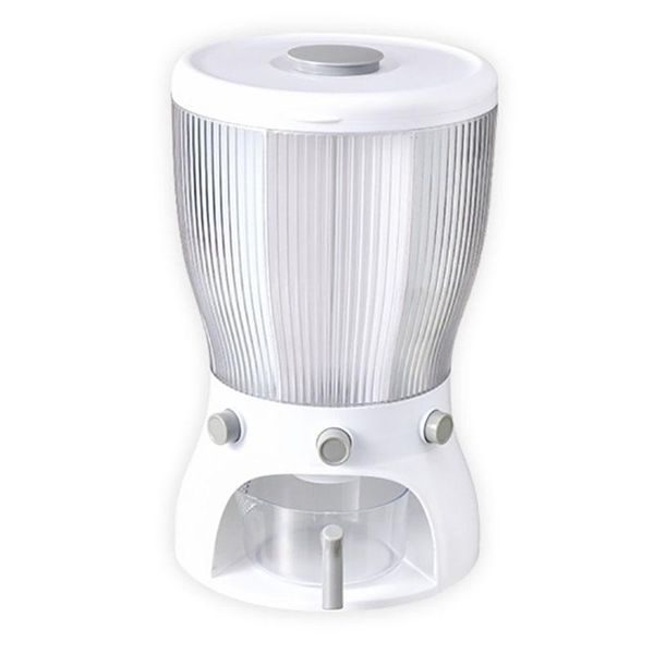 

multifunctional rotating storage box with lid moisture insect proof grain organizer separat rice bucket bottles & jars