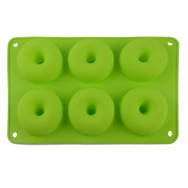 

6 doughnut silicone mold diy round cake angel circle biscuit muffin mold donut silicone ice cube molds candy chocolate