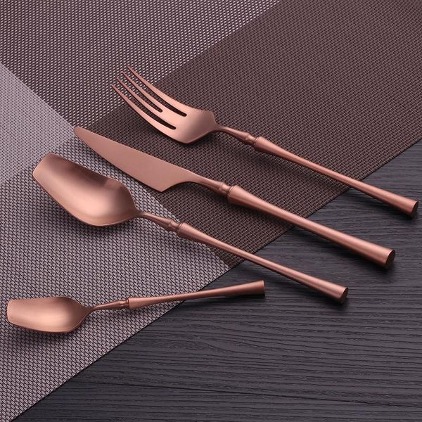 

spklifey cutlery set spoon and fork set stainless steel spoon knife fork gold cutlery dinnerware tableware sets