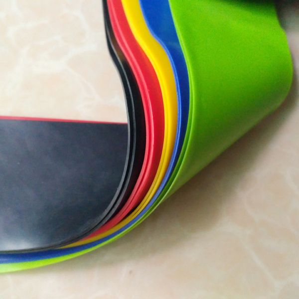 

resistance bands 600x50x0.35mm latex tension ring resistance belt squat motion fitness strength training natural latex, Black;brown