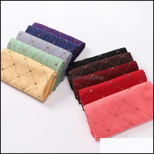 

bandanas wraps hats, scarves & gloves fashion aessoriescotton linen hijabs solid scarf drill turban muslim for women shawls headscarf color, Blue;gray