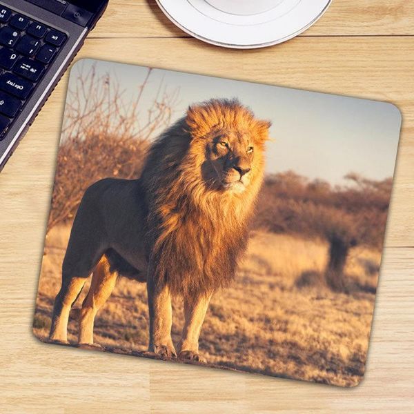 

mouse pads & wrist rests animal lion gaming pad natural rubber keyboard desk mause mice mat lapcomputer pc game gamer mousepad