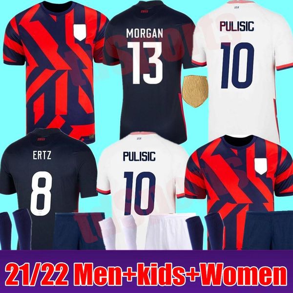 

2021 pulisic mckennie soccer jersey ertz altidore 21 22 press wood morgan lloyd america football united states shirt camiseta usmnt lletget, Black;yellow