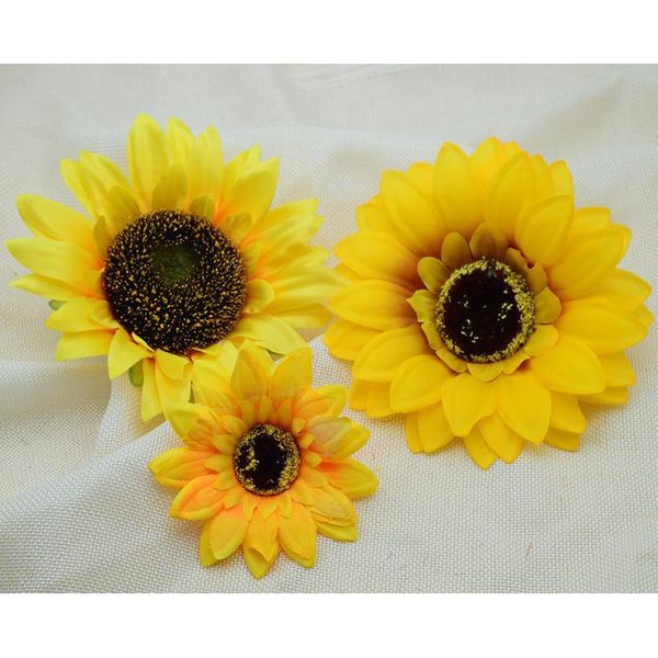 

2pcs silk sunflower diy christmas wreath gifts home wedding decor accessories fake plastic gerbera artificial floristics jllrdh