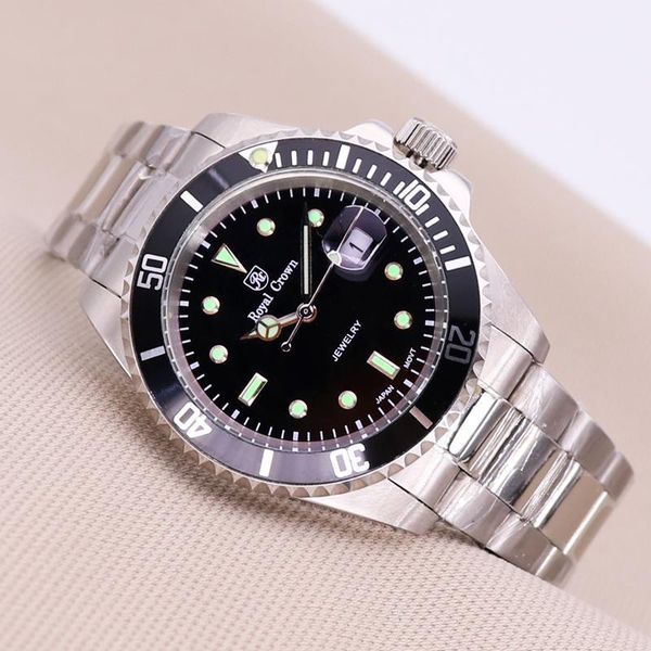 

men's watch women's japan quartz stainless steel auto date couple hours fine fashion boy's birthday gift box wristwatches, Slivery;brown