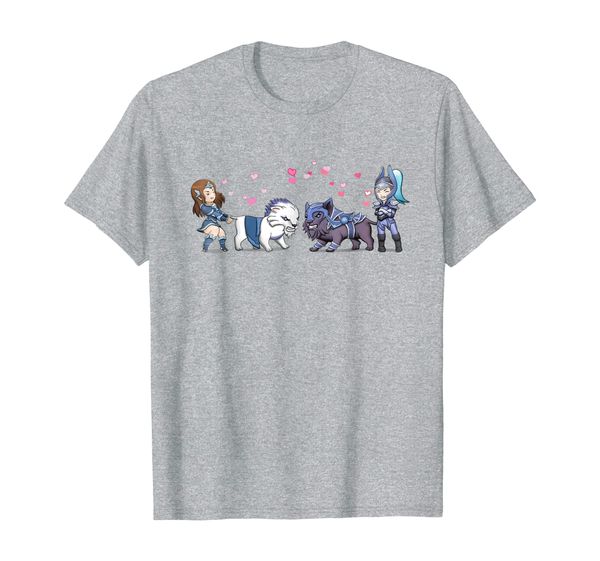 

luna mirana dota 2 "don't fight" t-shirt - dot631, White;black