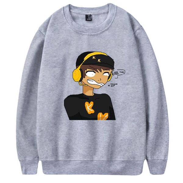 

men's hoodies & sweatshirts 2021 kindly keyin print loose sweater series women/men clothe turtlenecks sweet style round collar fleece, Black