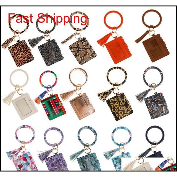 

bracelet card bag pu leather tassel bangle card bag fashion bracelet keychain jewelry for girl jllimz otsweet, Silver