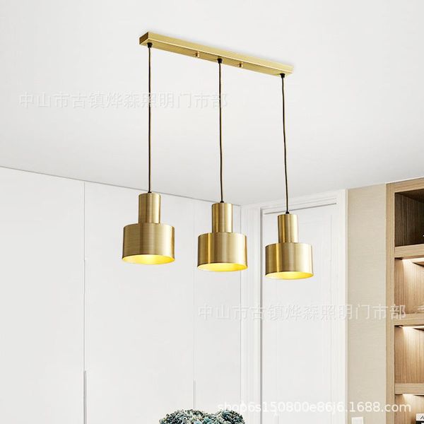 

pendant lamps nordic bar dining room modern simple creative lamp light luxury net red decorative home decoration three head suction
