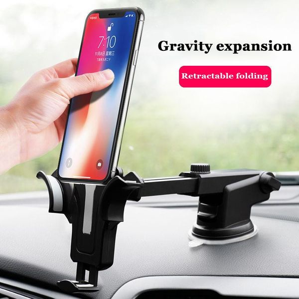 

cell phone mounts & holders 4-7inch universal car mount holder for in s10 suction cup x braket