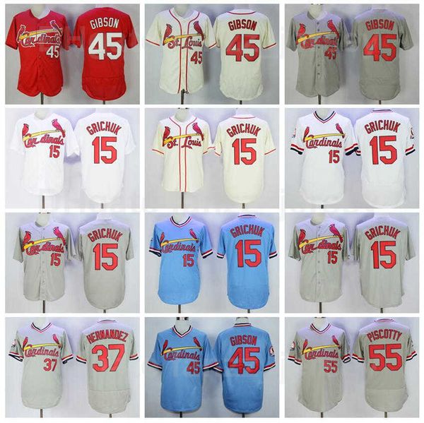

1982 1985 baseball vintage 37 keith hernandez jersey retro 45 bob gibson 15 randal grichuk flexbase cool base pullover retire cooperstown re, Blue;black