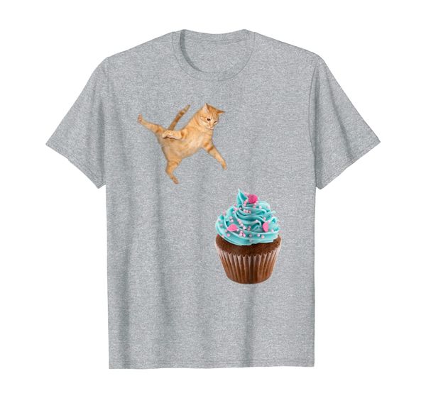 

kitten lovers apparel funny cat cupcake birthday t-shirt, White;black