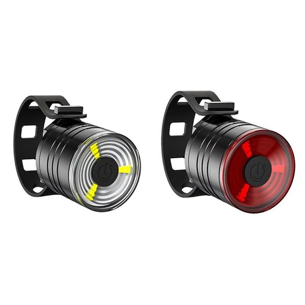 

bike lights waterproof flash tail light rear mountain led headlight and