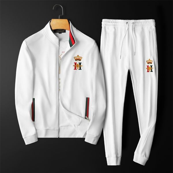 

new sweater h bee embroidery youth vitality fashion trend casual men's sportswear, Gray