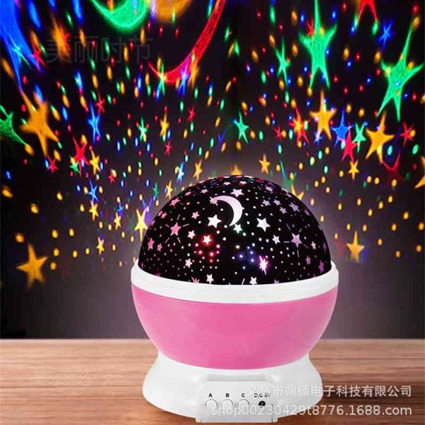 

usb rotating dream led night light creative star projector