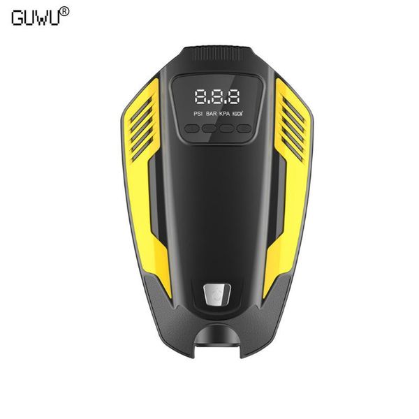 

inflatable pump mini portable air compressor with led lighting tire inflator dc12v 150psi for car bicycle balls