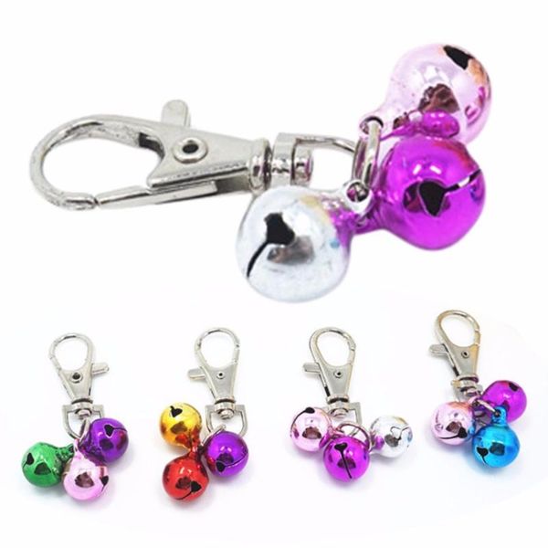 

dog collars & leashes 1pcs iron coloured decor pet bell collar cloth accessories