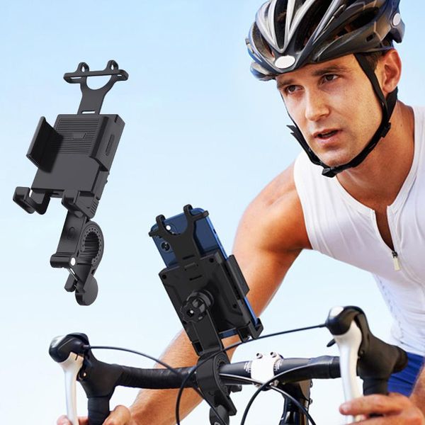 

cell phone mounts & holders anmone bicycle holder for motorcycle mobile cellphone bike handlebar clip stand gps mount bracket