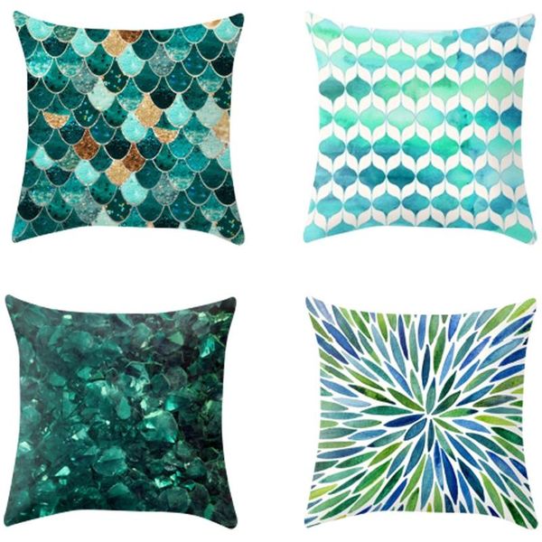

pillow case 45x45cm geometric cushion cover home decorative throw pillows for living room sofa car