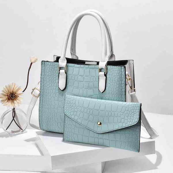 

bag women's alligator pure color one shoulder messenger bag in 2021 summer, Black;red