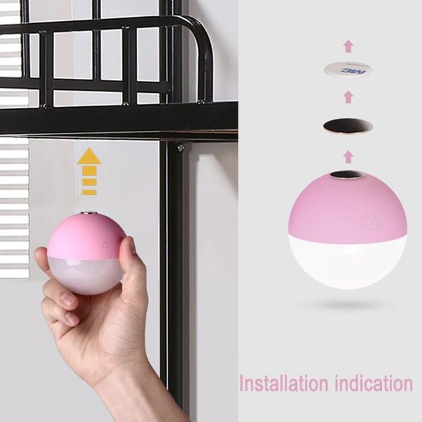

book lights cordless led ball night light chargeable bedside lamp for kids gifts dc120