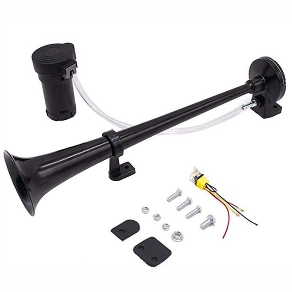 

other auto electronics 12v train horn with air compressor loud single trumpet for truck boat td326 car