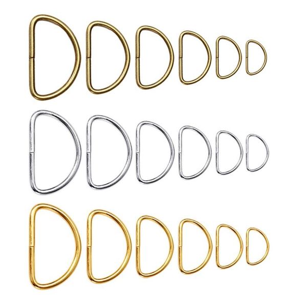 

diamond painting metal d ring buckles d-ring loop for handbag purse clothes diy accessories hand bag strap belt, 3 colors