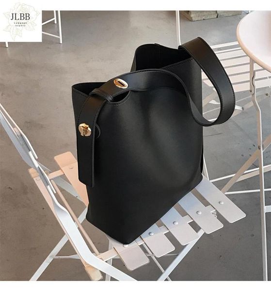 

shoulder bags casual women pu leather bucket for female handbag large capacity ladies shopping bag big totes bolsa feminina