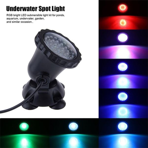 

other led lighting 3.5w ac 220v ip68 waterproof focus spotlight underwater lights multicolour rgb aquarium garden pond street
