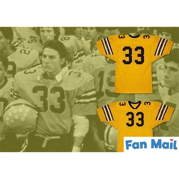 

tom cruise stefen djordjevic 33 ampipe football jersey mens stitched jerseys shirts size s-xxxl ing, Blue;black