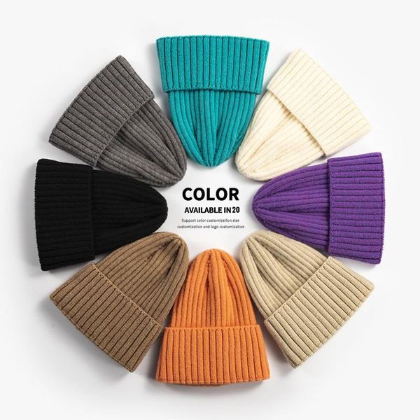 

beanies jtvovo 2021 korean winter solid color warm knitted hat spiked striped woolen balaclava beanie travis scobobble cap