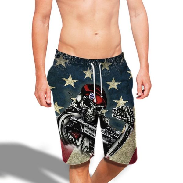 

motorcycle cool pattern 3d printed mens shorts fashionable and comfortable daily travel party beach breathable cool and beautiful, White;black