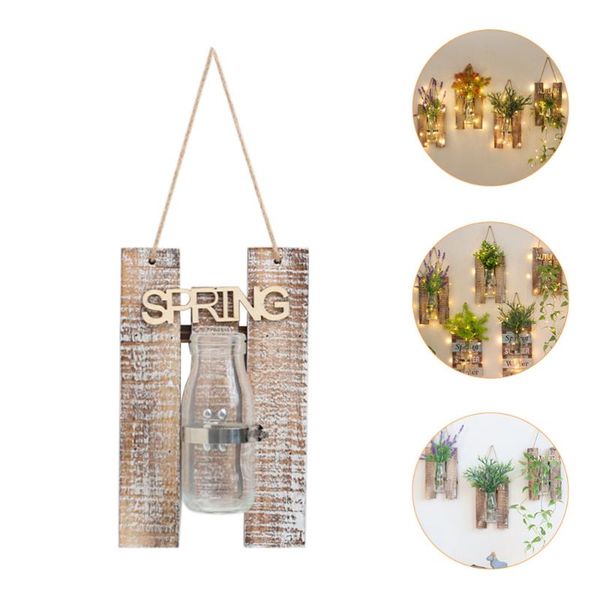 

vases spring-themed wall pendant flower vase adornment hydroponic decor