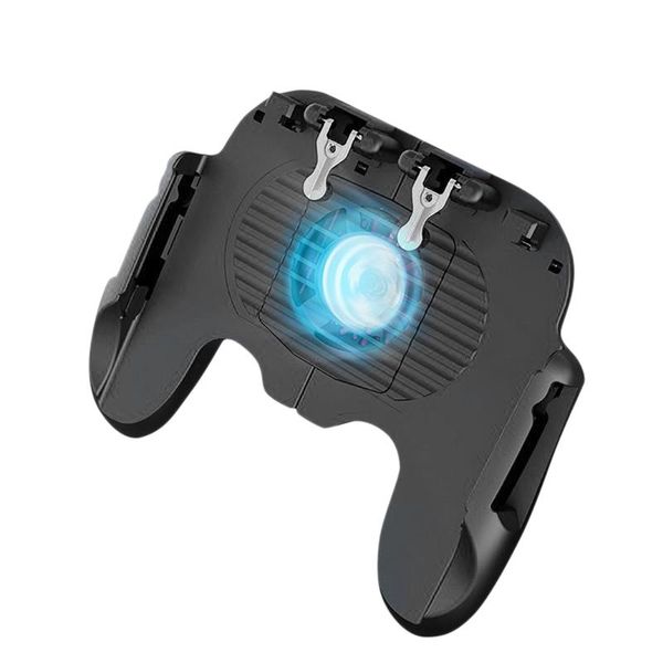 

for h6 pubg game controller gamepad cooling fan metal trigger joystick for android mobile phone