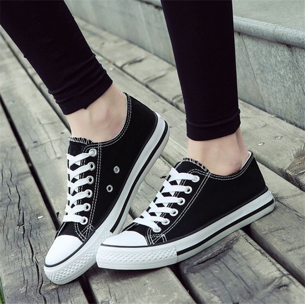 

new mens vulcanize shoes canvas male sneakers fashion lace-up solid lovers couple shoes rubber flat autumn man casual shoesdress shoes, Black;white