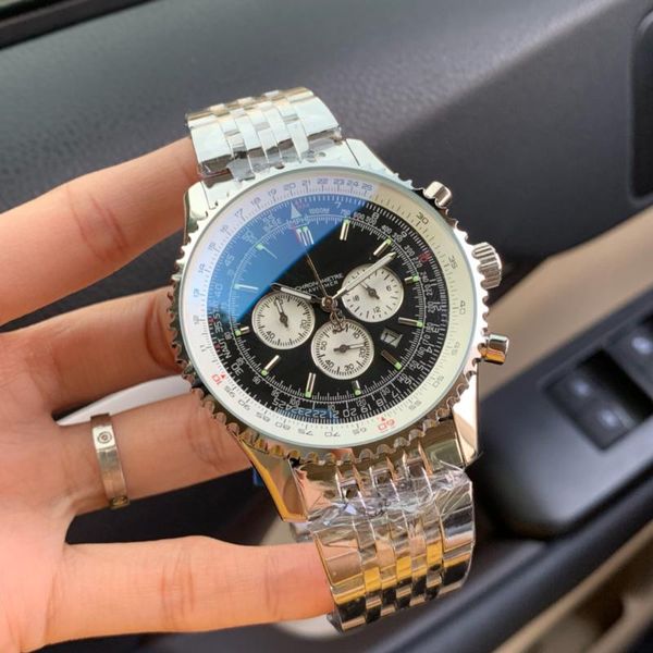 

wristwatches men's fashion atmosphere leisure business women's watch couple mechanical waterproof + stainless steel high quality, Slivery;brown