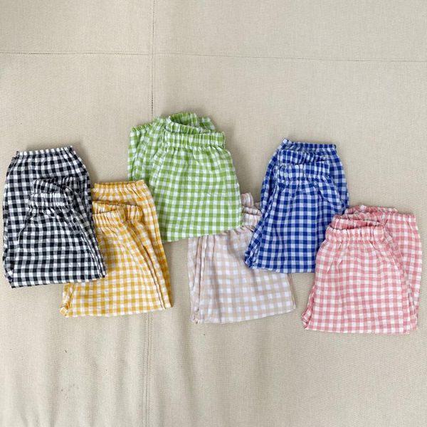 

trousers toddler baby girl boy lattice pants summer kids thin mosquito children boys cotton casual loose, Blue
