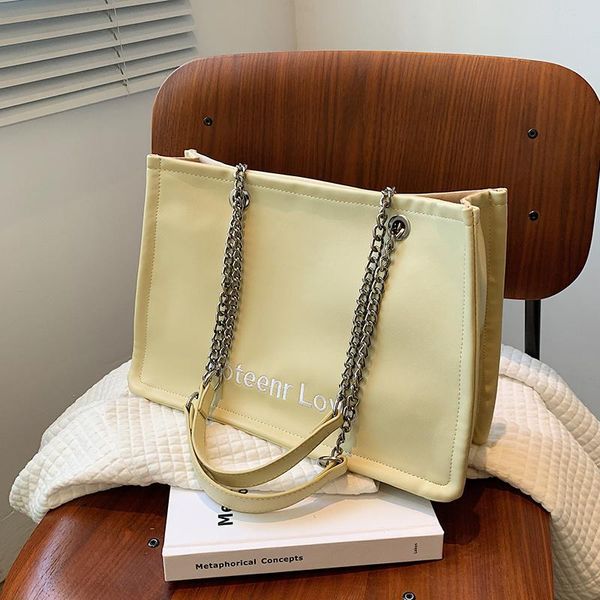 

shoulder bags large capacity bag women's summer versatile 2021 fashion chain simple portable tote