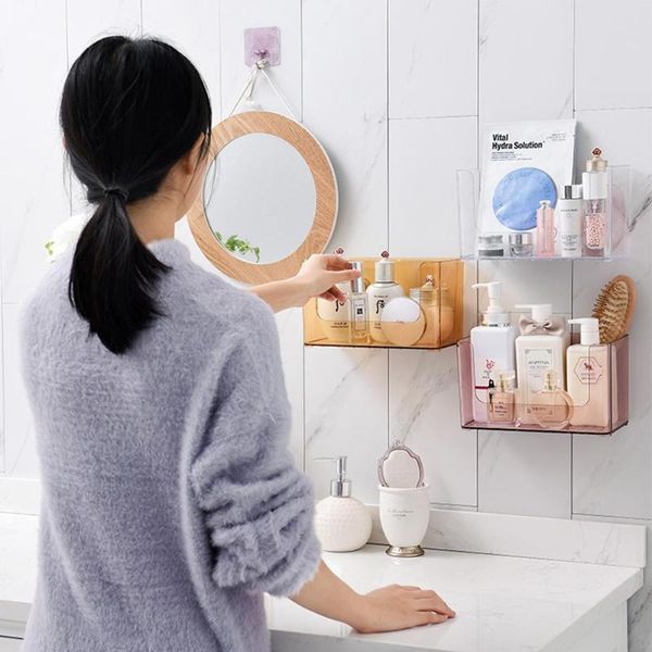 

bathroom storage & organization yfashion fashion wall hanging box for kitcken cosmetics seasoner organize
