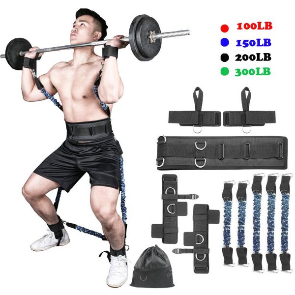 

resistance bands weightlifting boxing training band set arm leg agility speed power strength for gym system workout fitness equipment